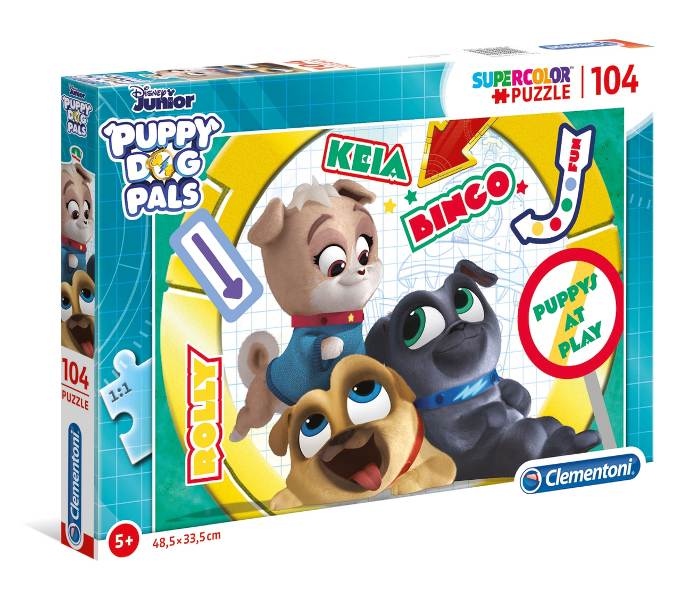 Puzzle104 el.Puppy Dog Pals 2020