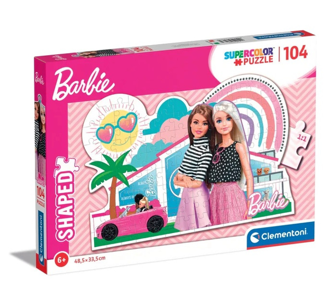 Puzzle 104 Shaped Barbie