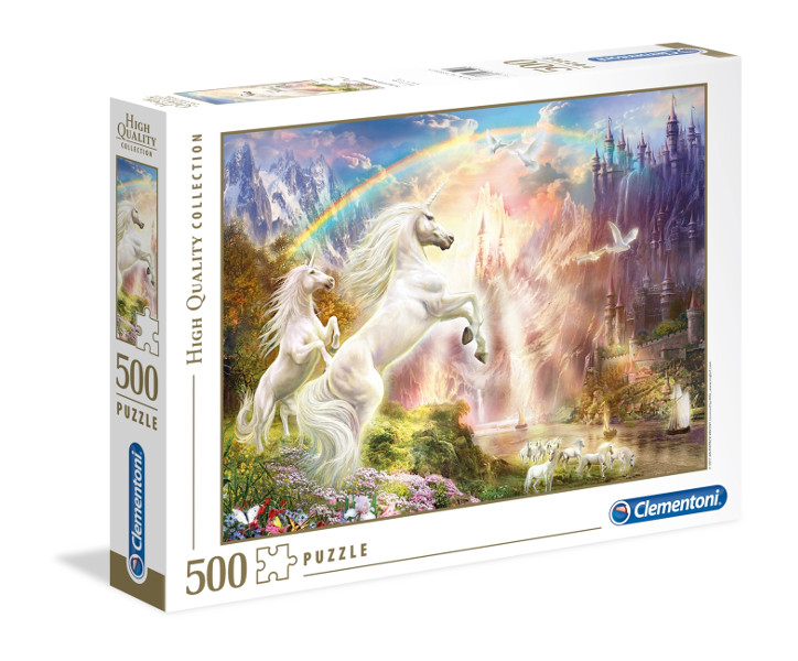 Puzzle 500el Sunset unicorns
