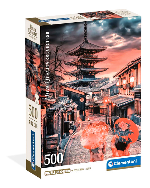 Puzzle 500 Wieczór w Kioto