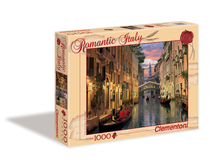 Puzzle 1000 el.Romantic Wenecja