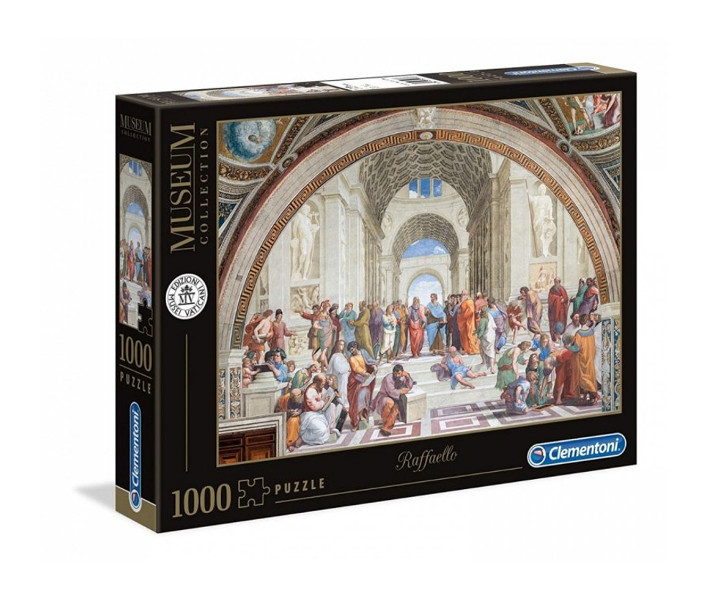 Puzzle 1000el. Museum Szkoła Ateńska Raffaello