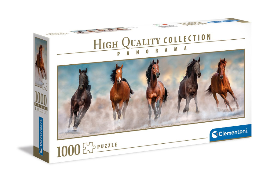Puzzle 1000el.Panorama Horses
