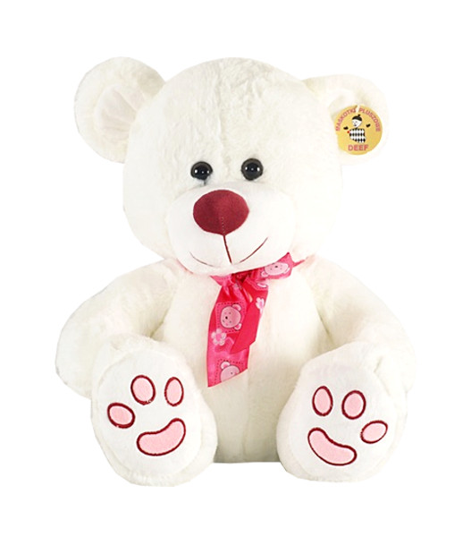 Miś z fioletowym nosem