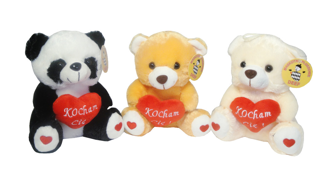 Panda z sercem Kocham Cię