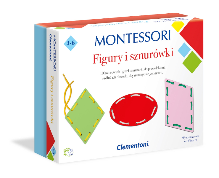 Montessori Figury i sznurówki