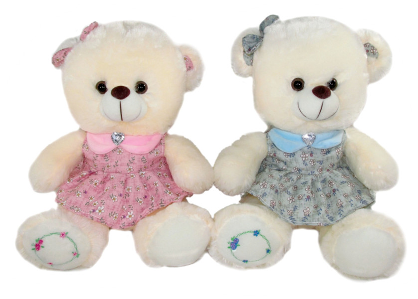 Miś w sukience 30cm