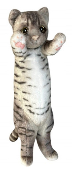 Kot stojący 25cm ciemno-szary