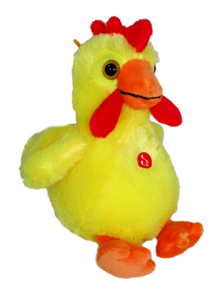 Kura żółta z głosem 14cm
