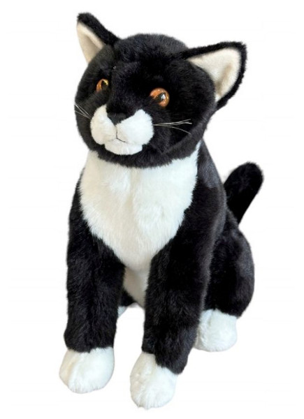 Kot siedzący czarny 28cm