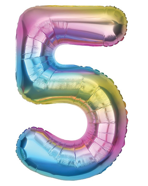 Balon foliowy Cyfra 5