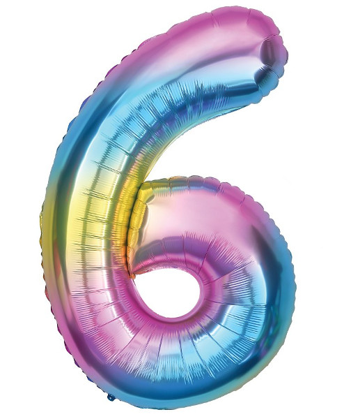 Balon foliowy Cyfra 6