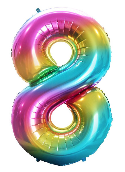 Balon foliowy Cyfra 8