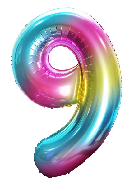Balon foliowy Cyfra 9