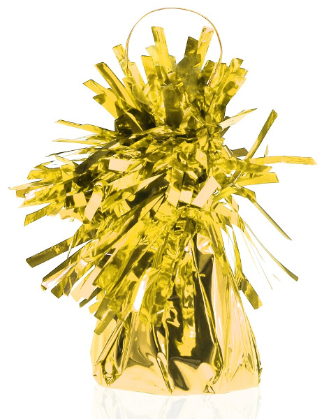 Ciężarek foliowy do balonów z helem, złoty