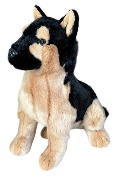 Pies owczarek niemiecki siedzący 28cm