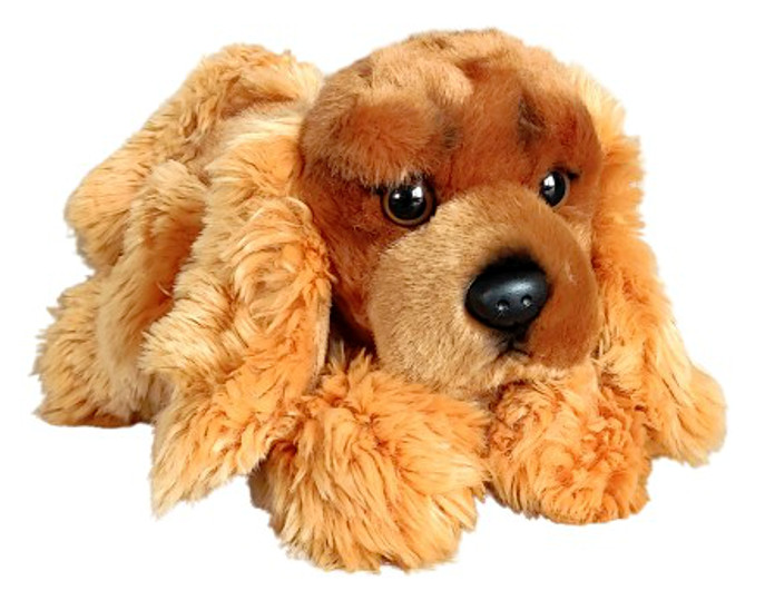 Pies spaniel leżący 30cm