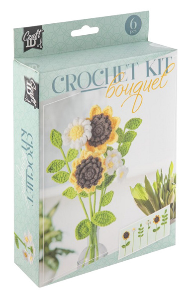 Zestaw do szydełkowania Słoneczniki