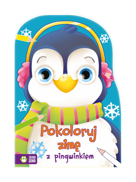 Pokoloruj zimę z pingwinkiem