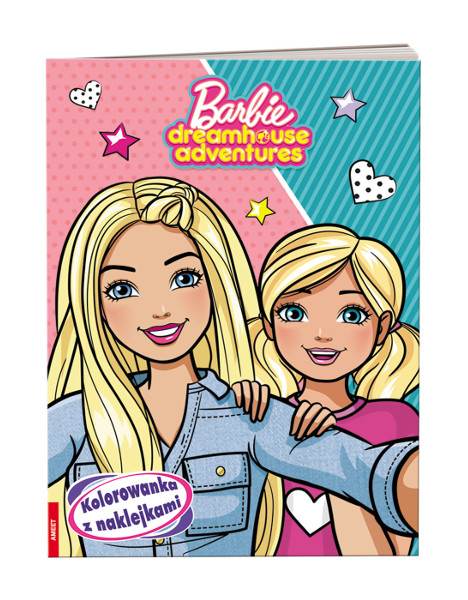 Barbie Dreamhouse Adventures kolorowanka z naklejkami