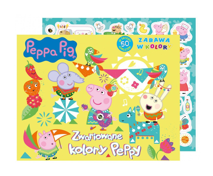Świnka Peppa Zabawa w kolory Zwariowane kolory