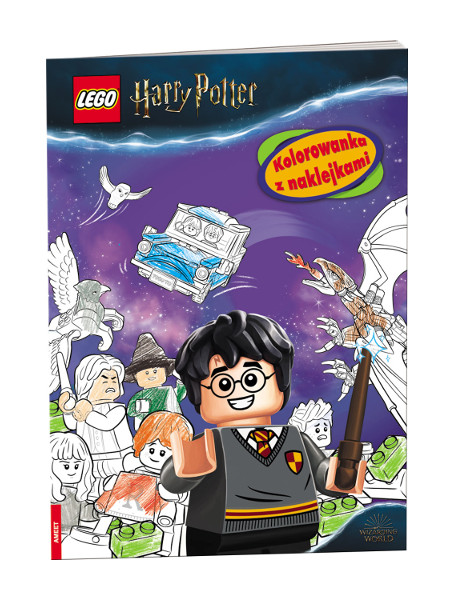 LEGO Harry Potter kolorowanka z naklejkami