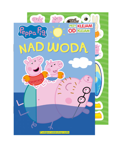 Świnka Peppa Przyklejam odklejam 3 Nad wodą