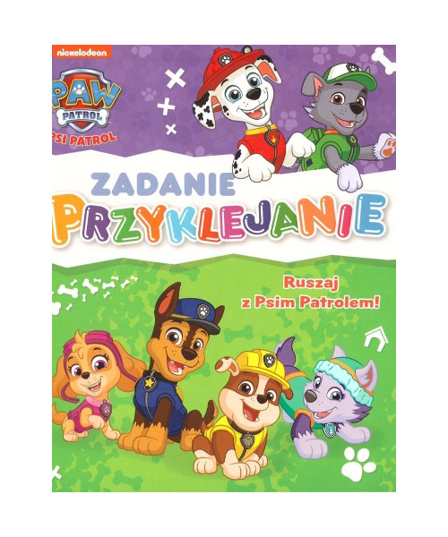 Psi Patrol Zadanie przyklejanie