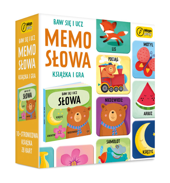 Baw się i ucz Memo słowa puzzle