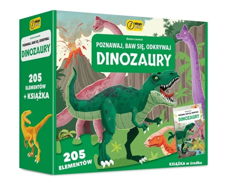 Poznawaj Baw się Odkrywaj Dinozaury puzzle