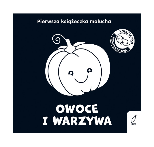 Pierwsza książeczka malucha Kontrastowa Owoce i warzywa
