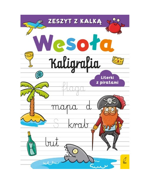 Wesoła kaligrafia Literki z piratami