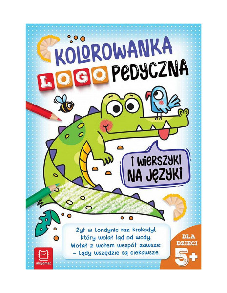 Kolorowanka logopedyczna i wierszyki na języki