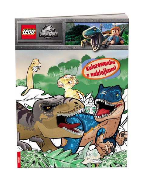 LEGO Jurassic World Kolorowanka z naklejkami