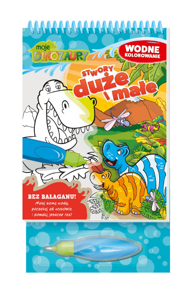 Moje Dinozaury Wodne kolorowanie Stwory duże i małe