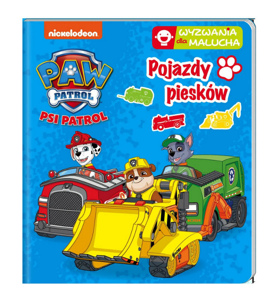 Psi Patrol Wyzwania dla malucha Pojazdy piesków