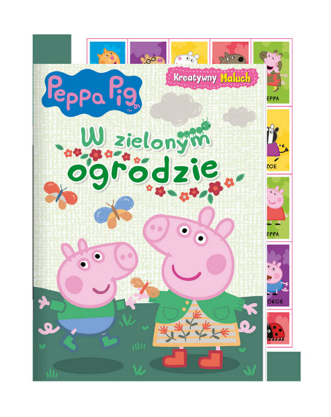 Świnka Peppa Kreatywny maluch 4 W zielonym ogrodzie