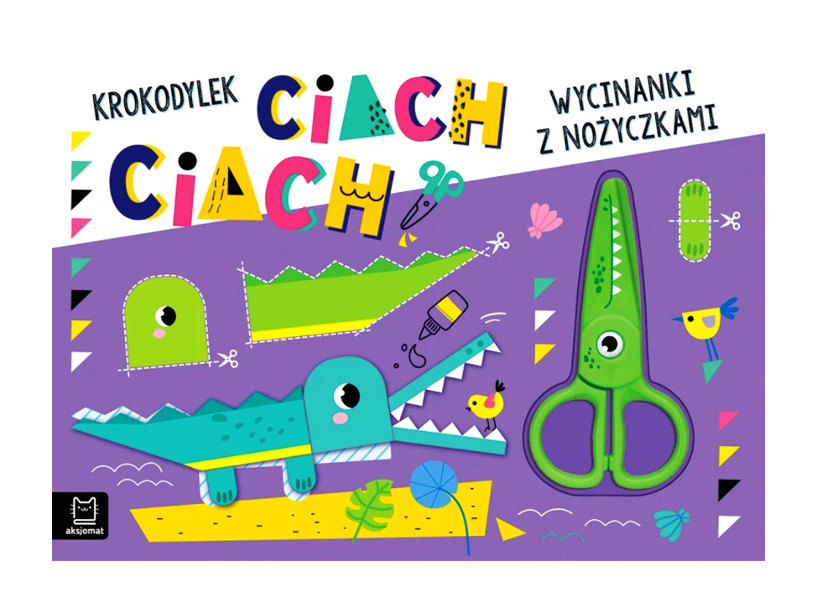 Wyinanki z nożyczkami Krokodylek ciach, ciach!
