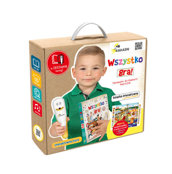 Kakadu Mówiąca książka interaktywna Wszystko gra!