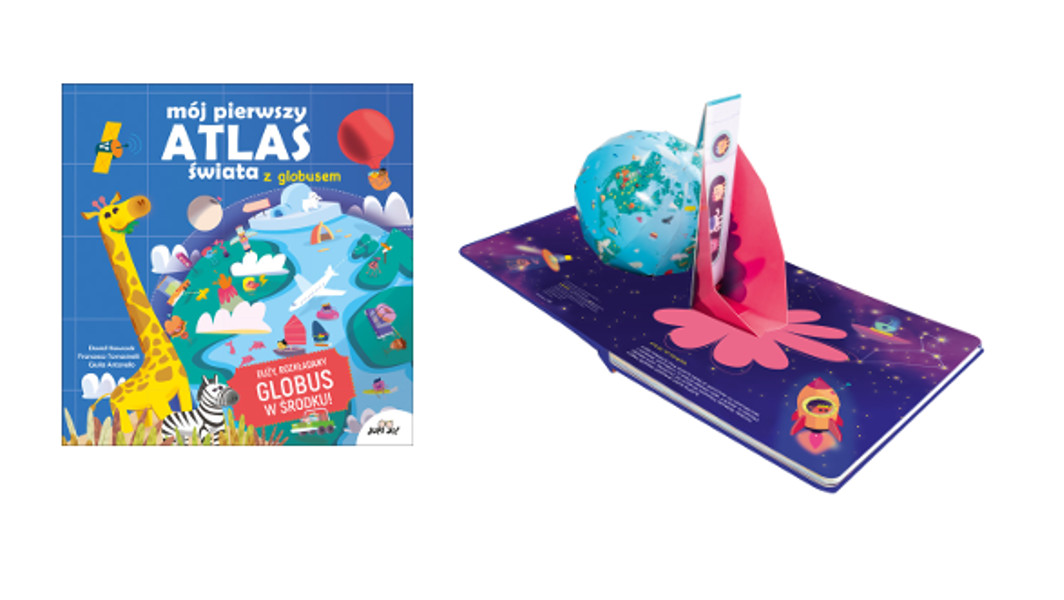 Mój pierwszy atlas świata z globusem