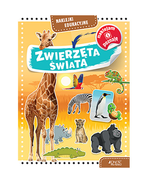 Naklejki edukacyjne Zwierzęta świata
