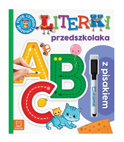 A,B,C Literki przedszkolaka z pisakiem