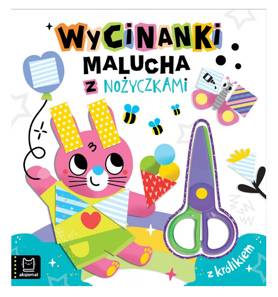 Wycinanki malucha z nożyczkami Z królikiem