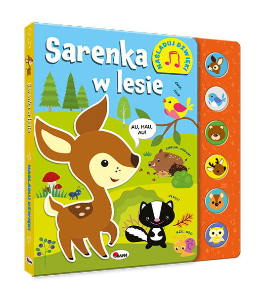 Naśladuj dźwięki Sarenka w lesie