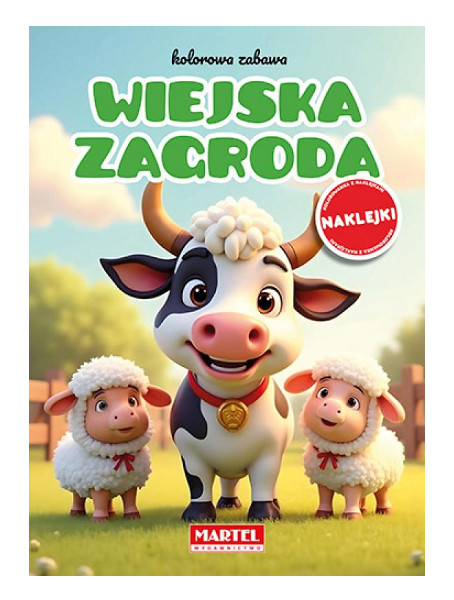 Kolorowa zabawa Wiejska zagroda z naklejkami