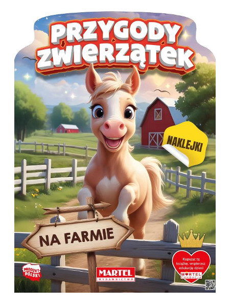 Przygody zwierzątek na farmie z naklejkami