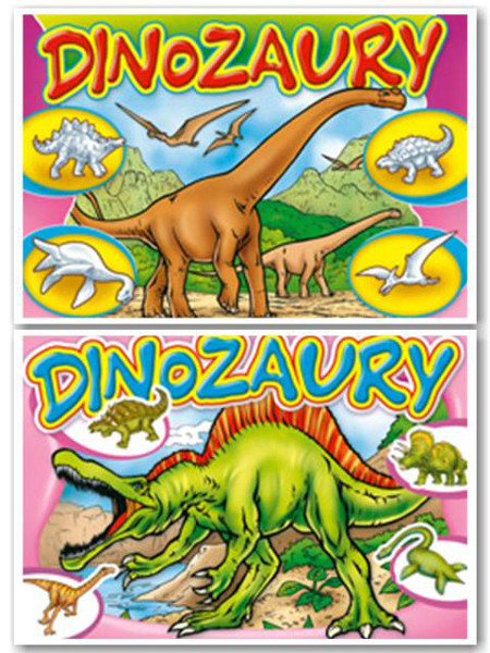 Kolorowanka dinozaury