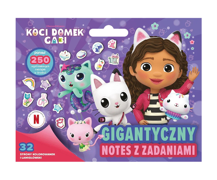 Koci Domek Gabi Gigantyczny notes z zadaniami