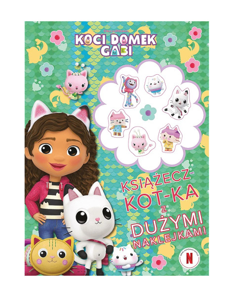 Koci Domek Gabi Książecz-kot-ka z dużymi naklejkami