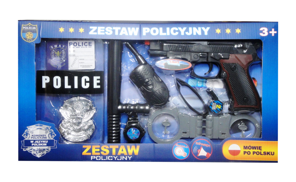 Zestaw policyjny z polskim modułem głosowym